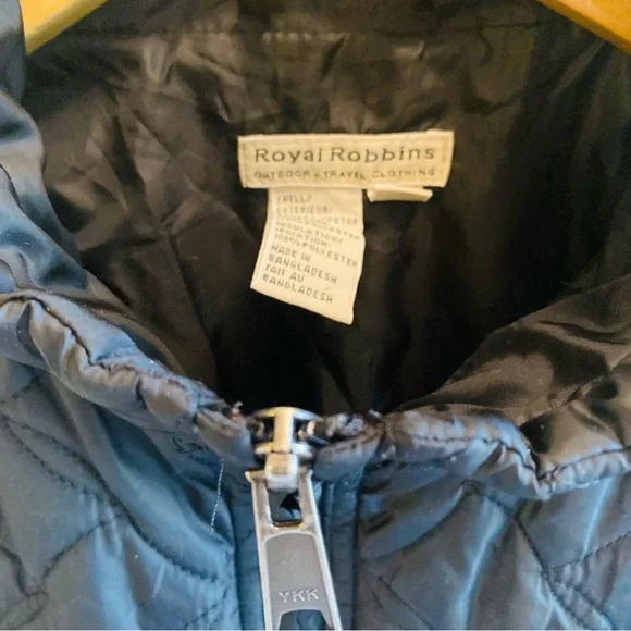 Royal Robbins Black Quilted Vest Size Medium - Picture 3 of 4